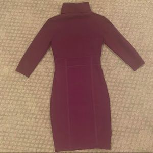Bebe High Neck Bodycon Dress